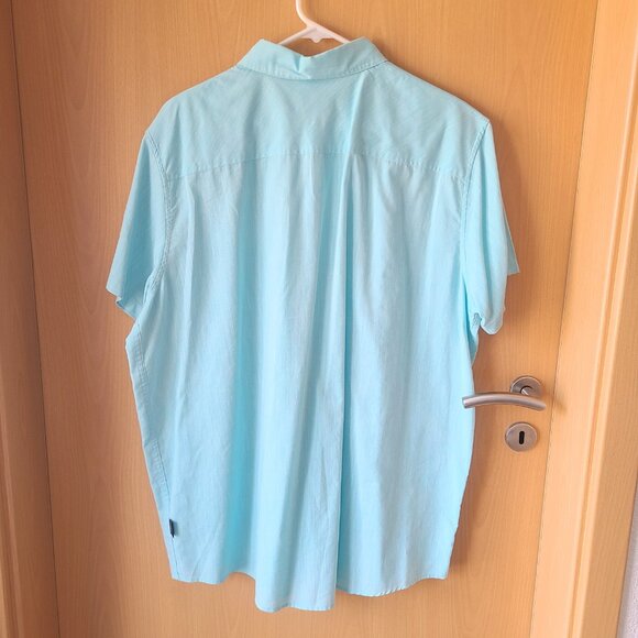 Patagonia Bluffside Cotton Light Blue Short Sleeve Casual Button Down Shirt XXL - Picture 6 of 7